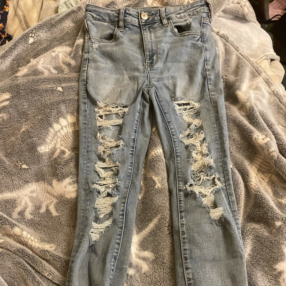 NWOT ae jeans with holes